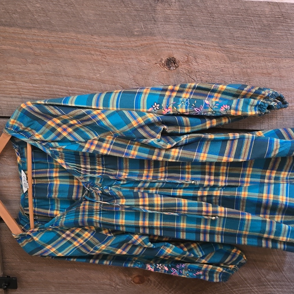 The Pioneer Woman Multicolor Plaid Top